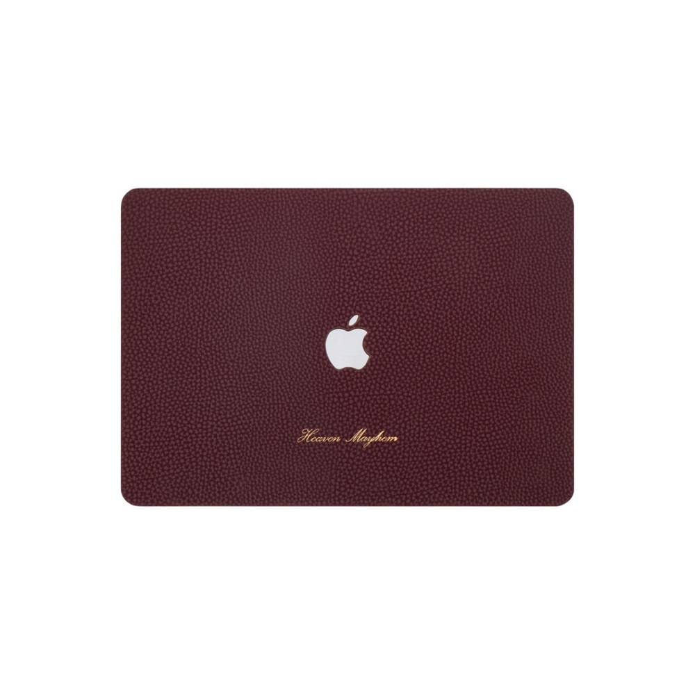 Burgundy Leather Laptop Case